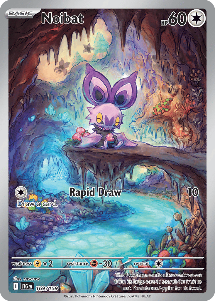shiny noibat pokemon card Pokemon BREAKthrough Noibat #132
