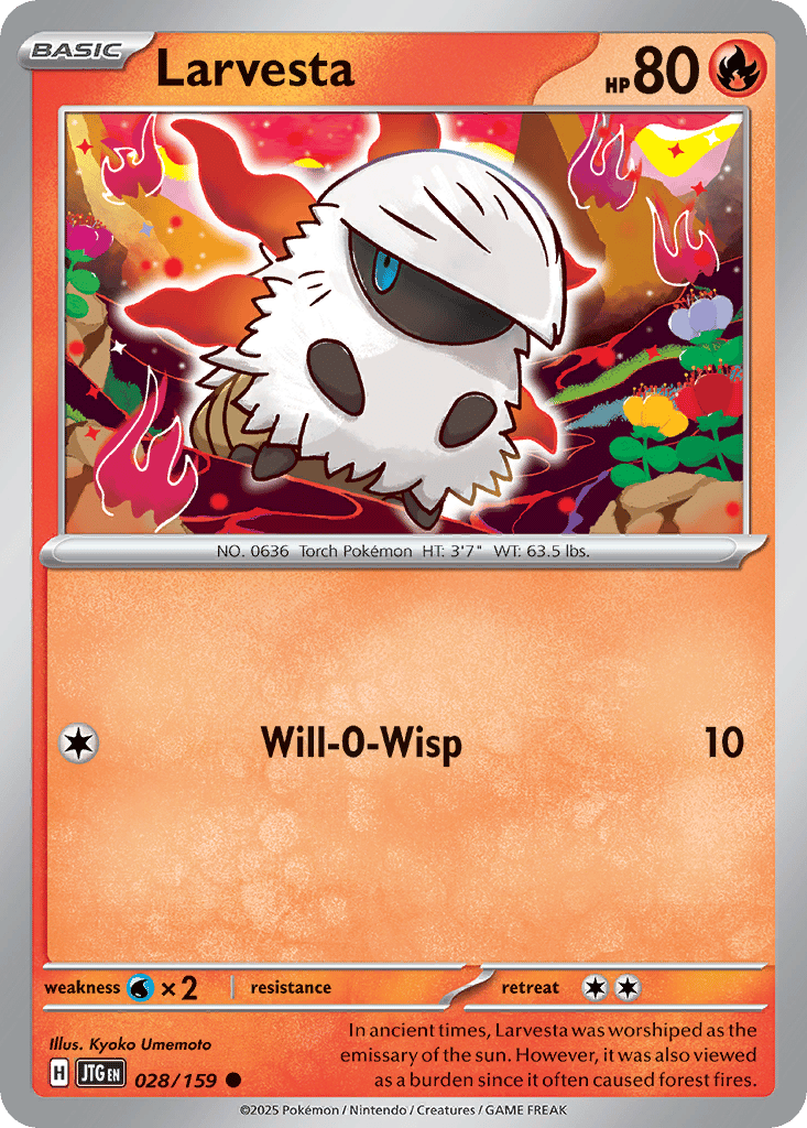 Larvesta Cards | Dex - for TCG Collectors