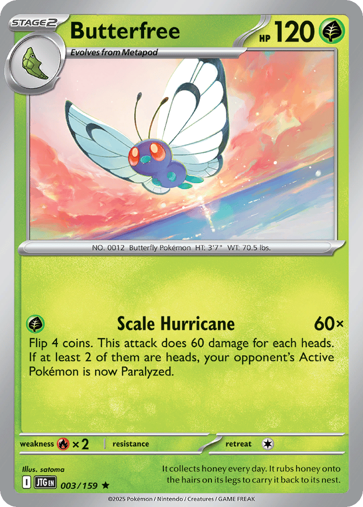 Butterfree card