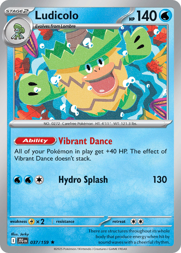 Ludicolo Cards | Dex - for TCG Collectors
