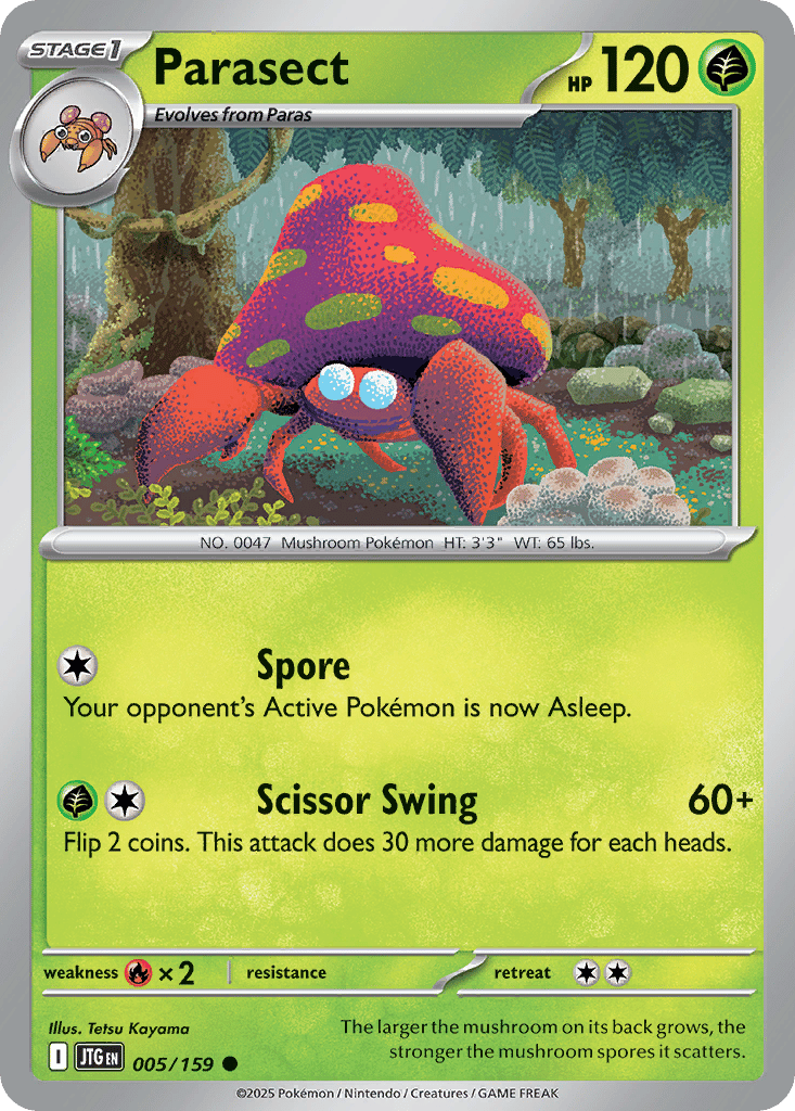 Parasect card