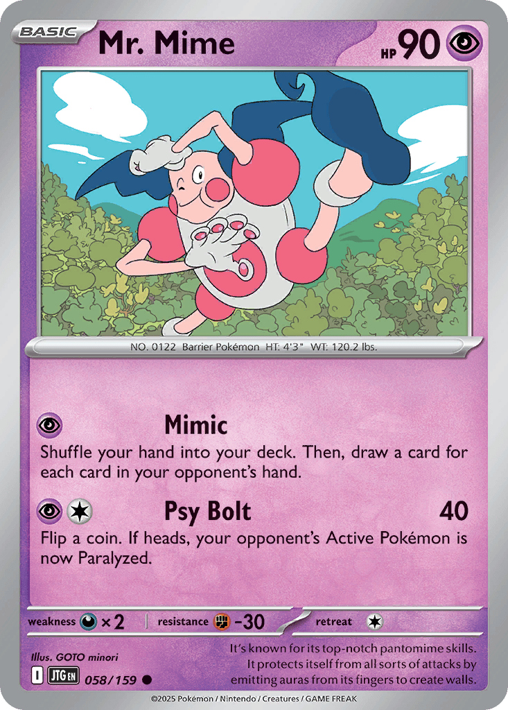Mr. Mime card