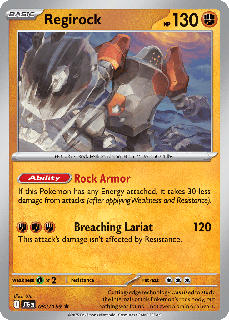 Regirock Cards | Dex - for TCG Collectors