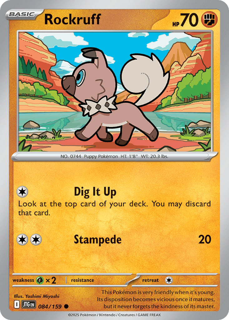 Rockruff card