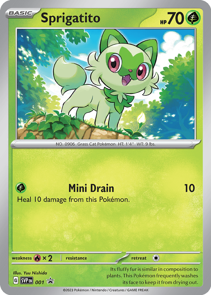 Sprigatito card