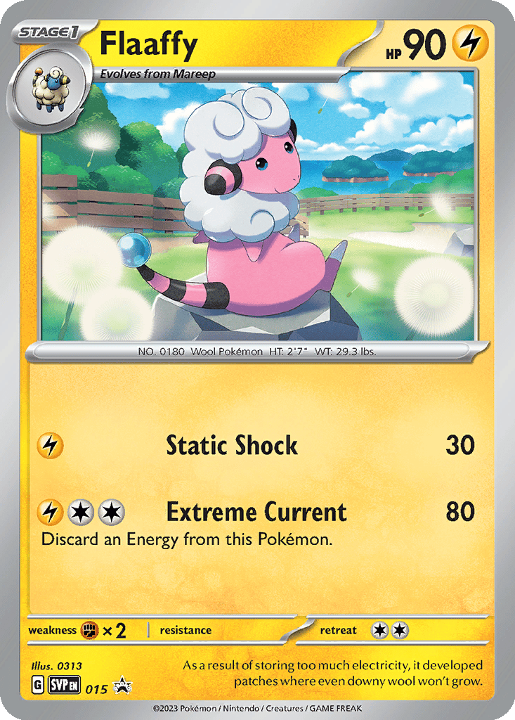 Flaaffy card