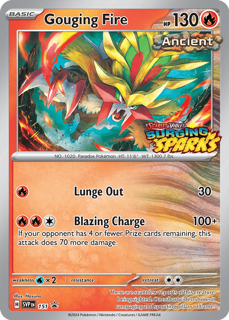 Gouging Fire card
