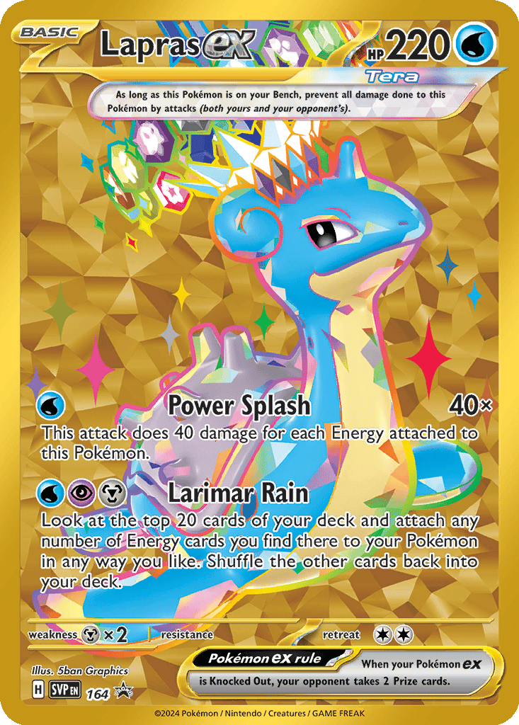 Lapras ex card