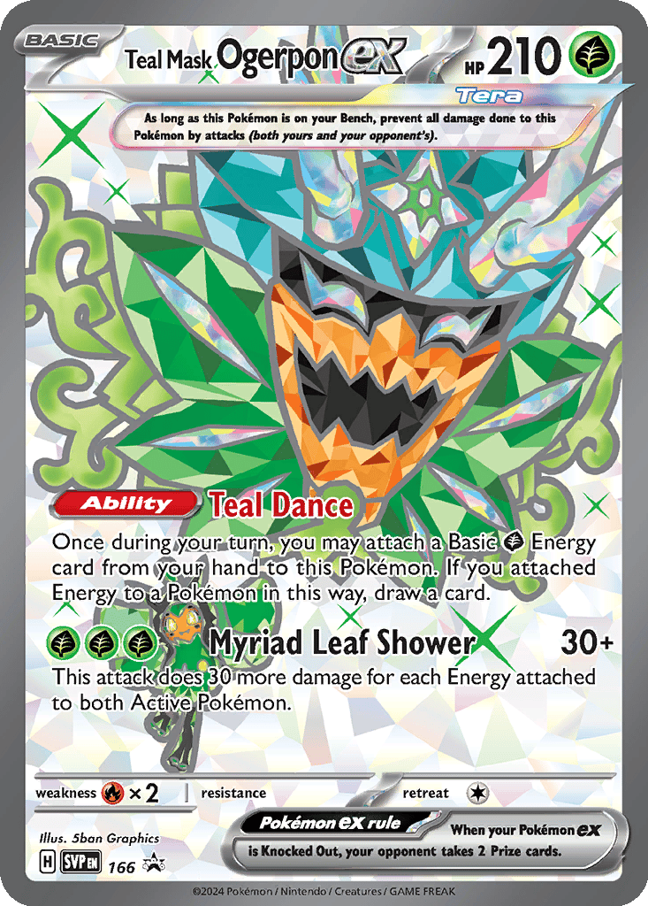 Teal Mask Ogerpon ex card