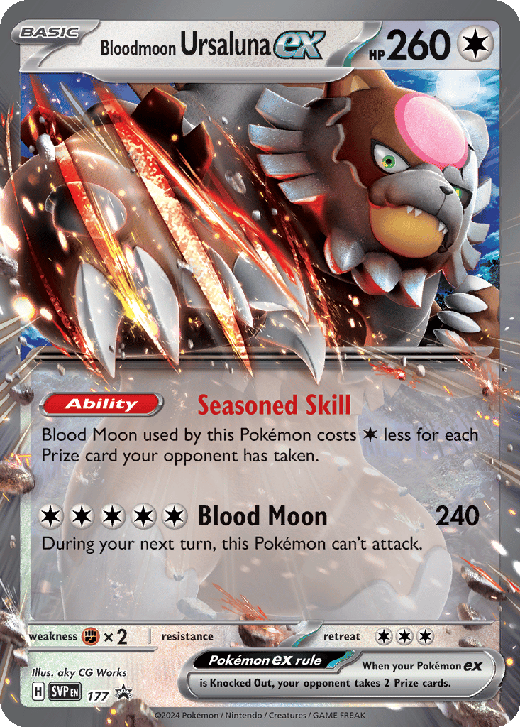 Bloodmoon Ursaluna ex | Dex - for TCG Collectors