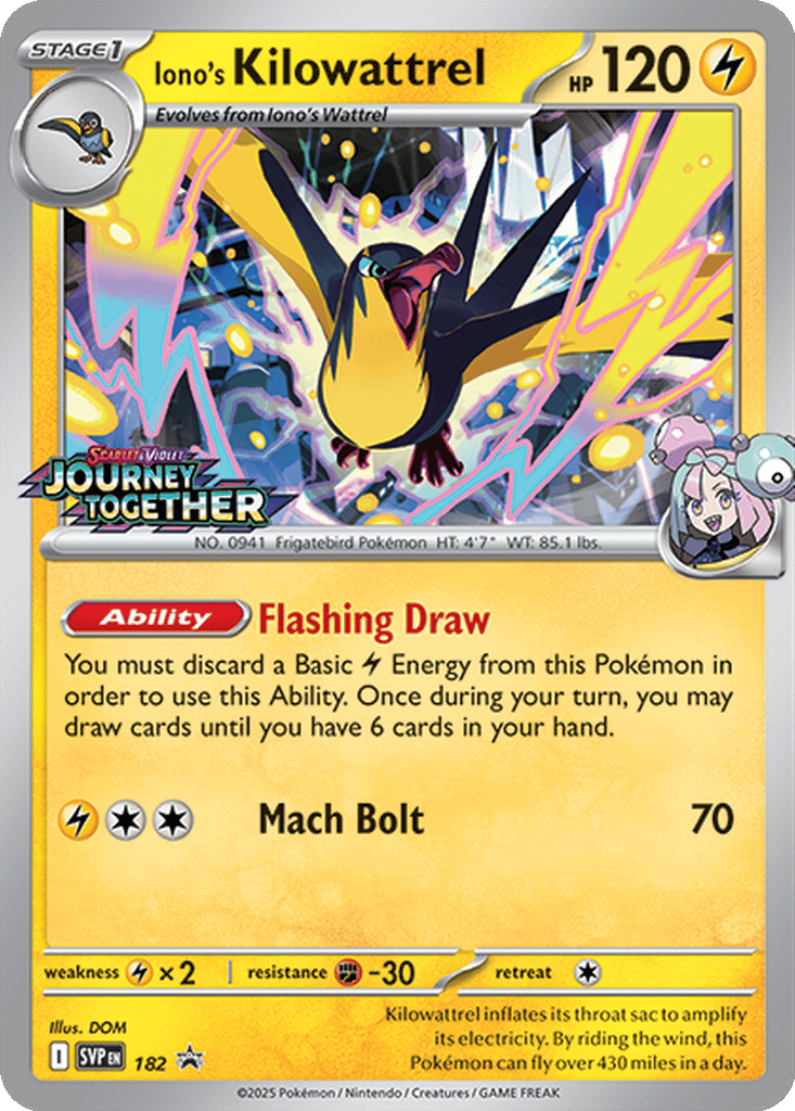 Iono's Kilowattrel card