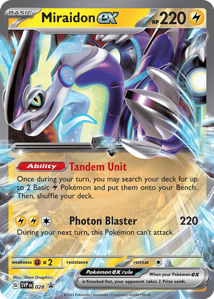Miraidon ex card