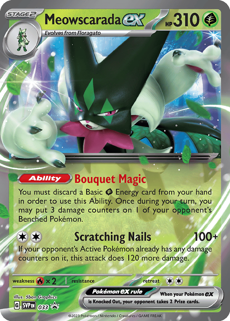 Meowscarada ex card