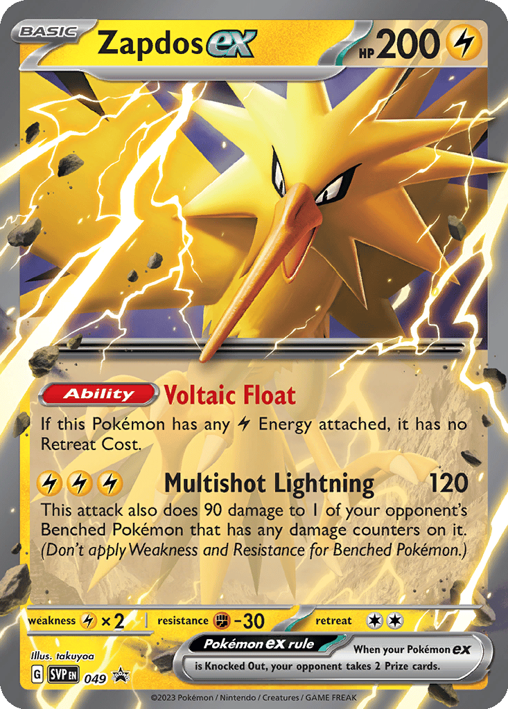 Zapdos ex card