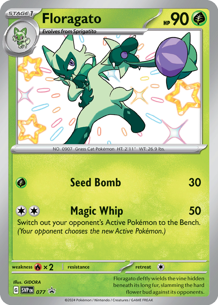 Floragato card