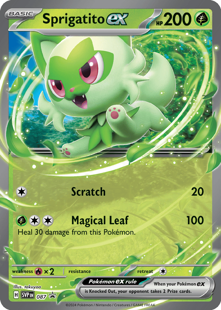 Sprigatito ex card