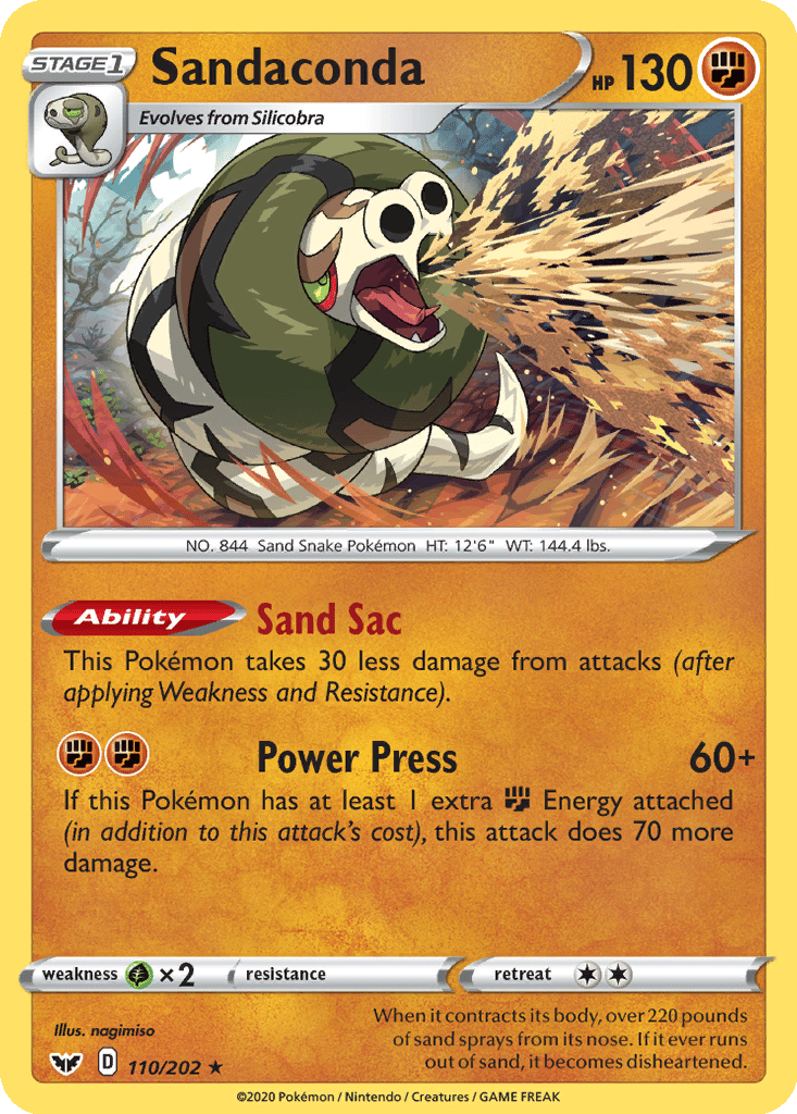 Sandaconda card