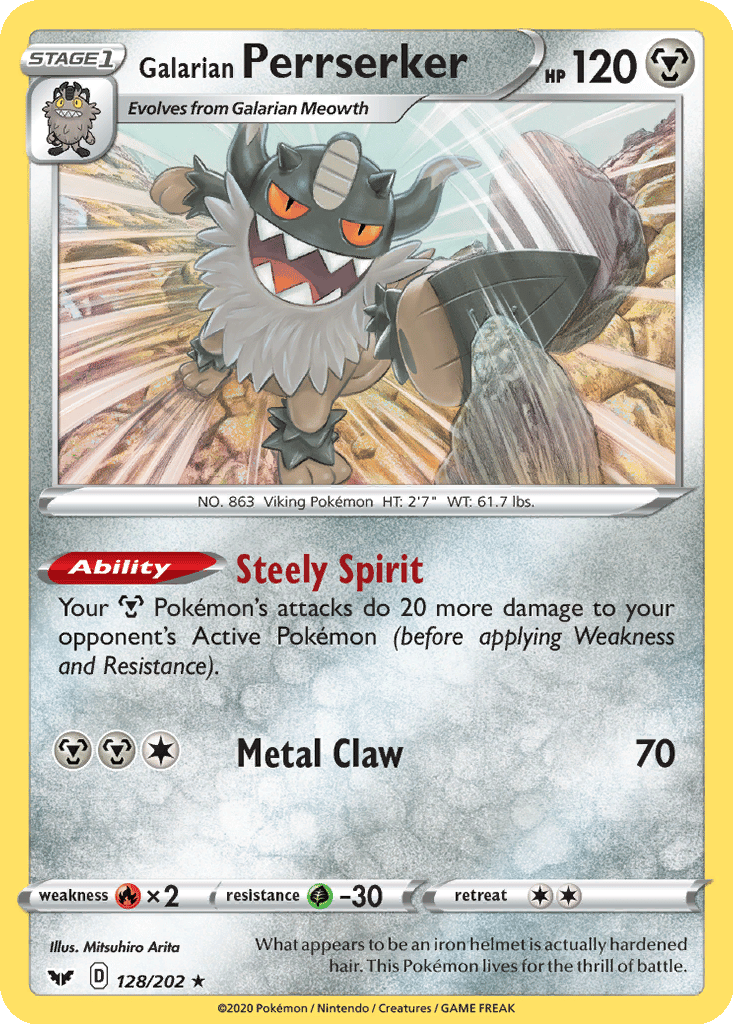 Galarian Perrserker card
