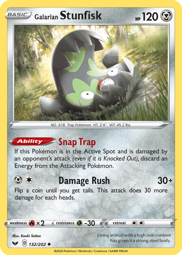 Galarian Stunfisk card