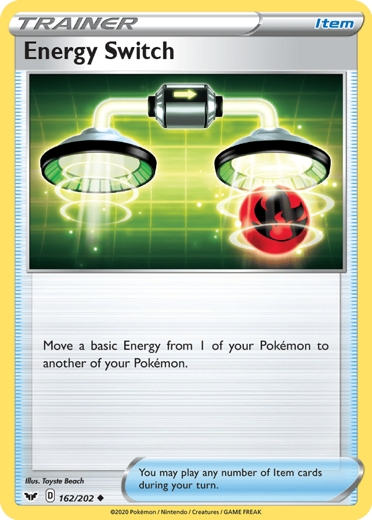 Energy Switch card