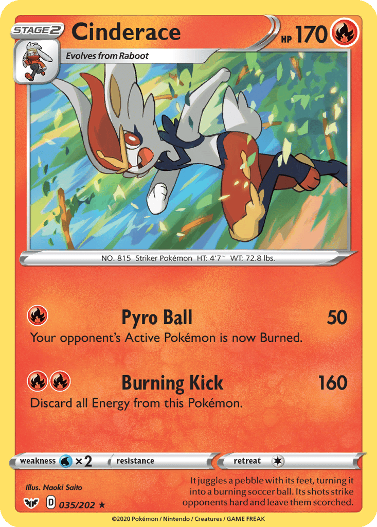Cinderace card