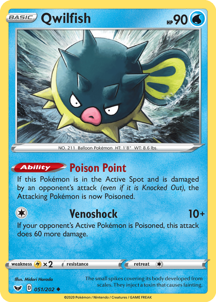 Qwilfish card