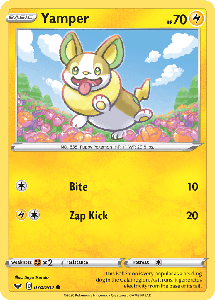 Yamper card