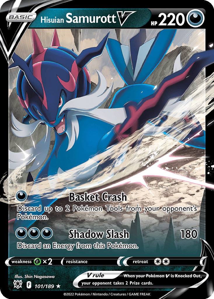 Hisuian Samurott V card
