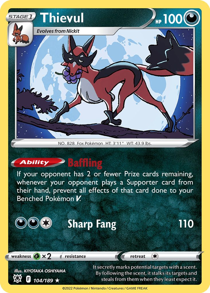 Thievul card