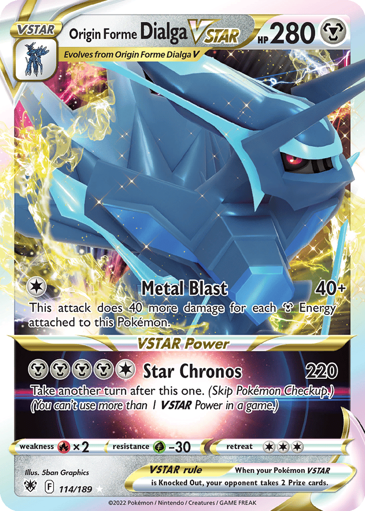 Origin Forme Dialga VSTAR card
