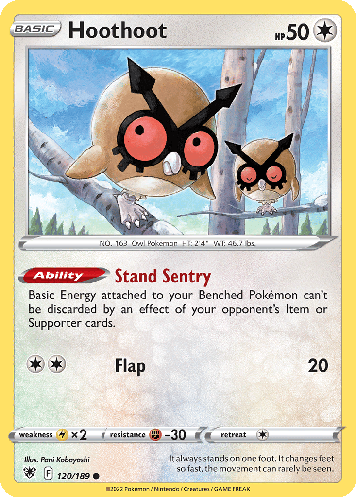 Hoothoot card