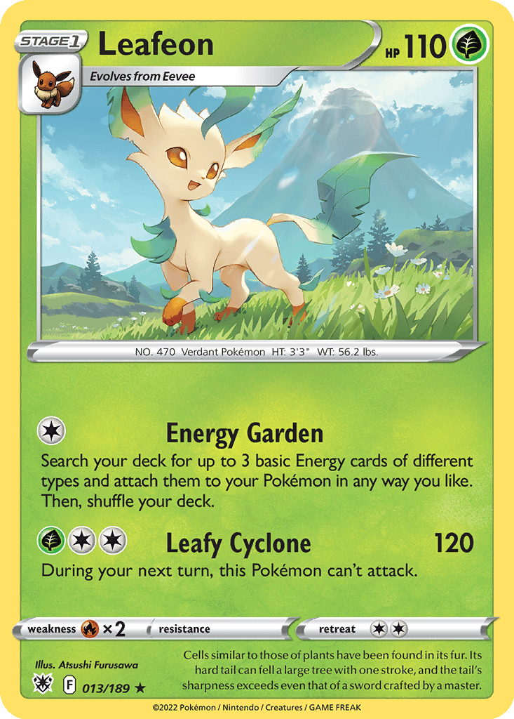 Leafeon card