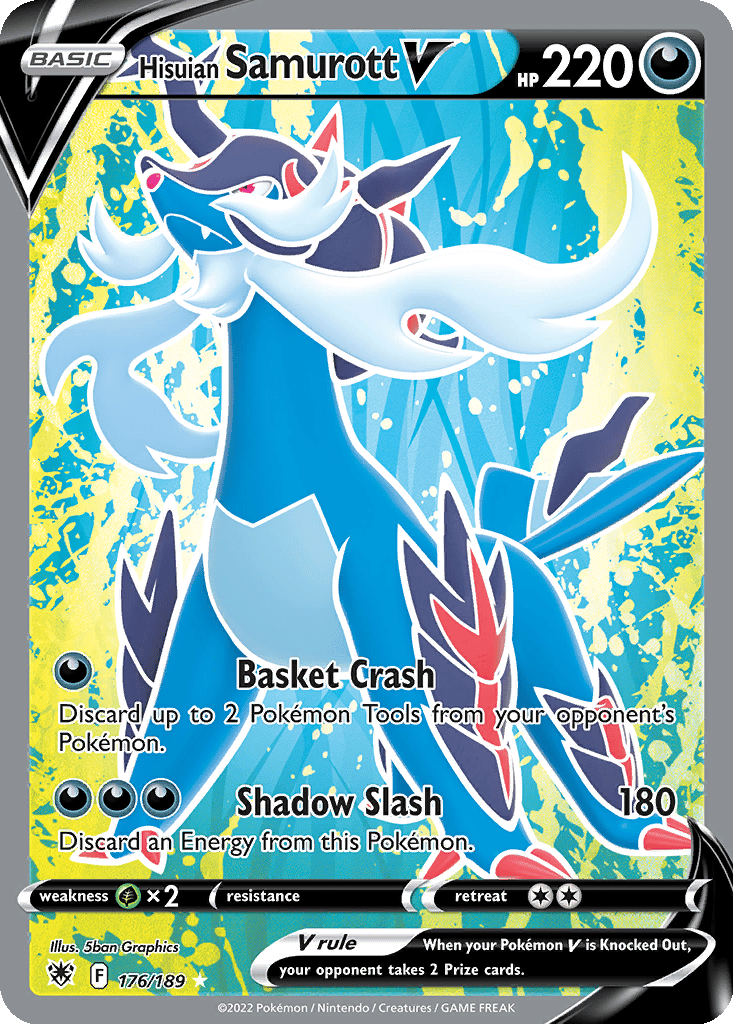 Hisuian Samurott V card