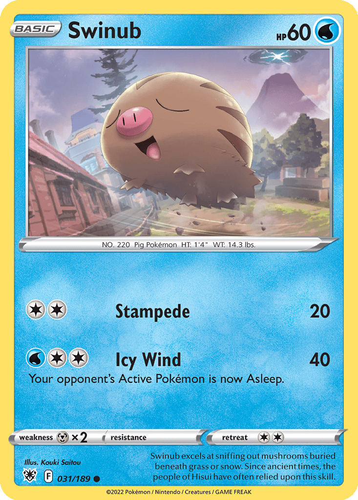 Swinub card