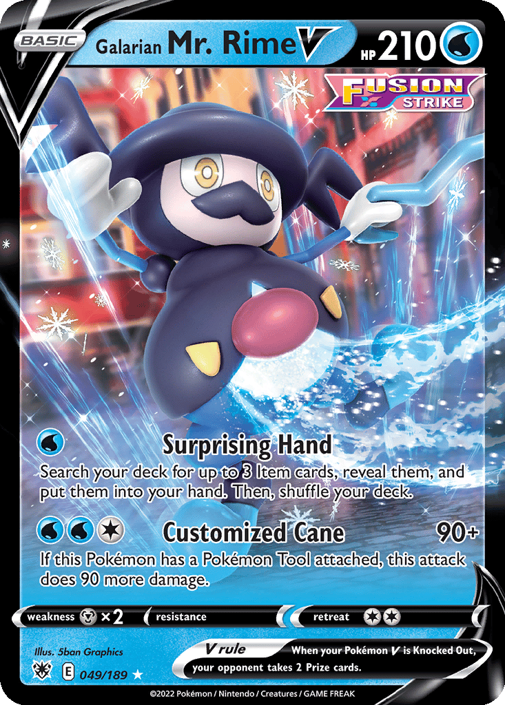 Galarian Mr. Rime V card