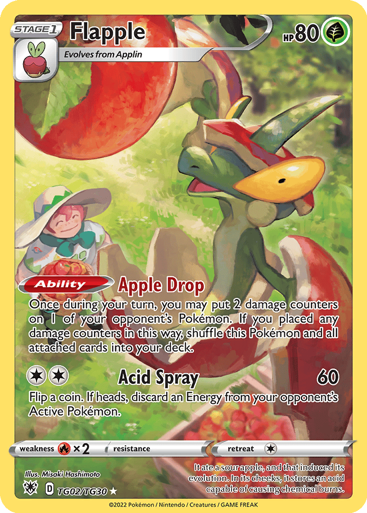 Flapple card