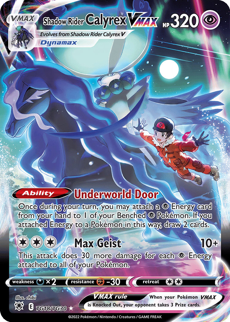 Shadow Rider Calyrex VMAX card
