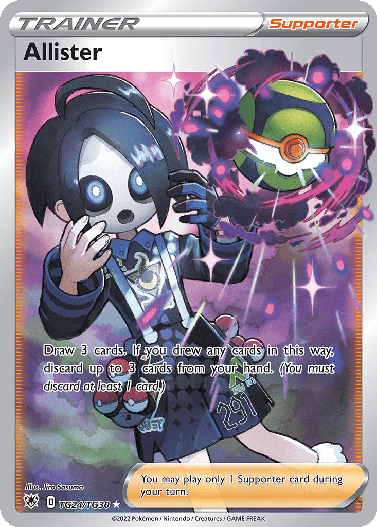 Allister card