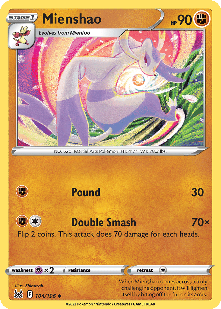 Mienshao card