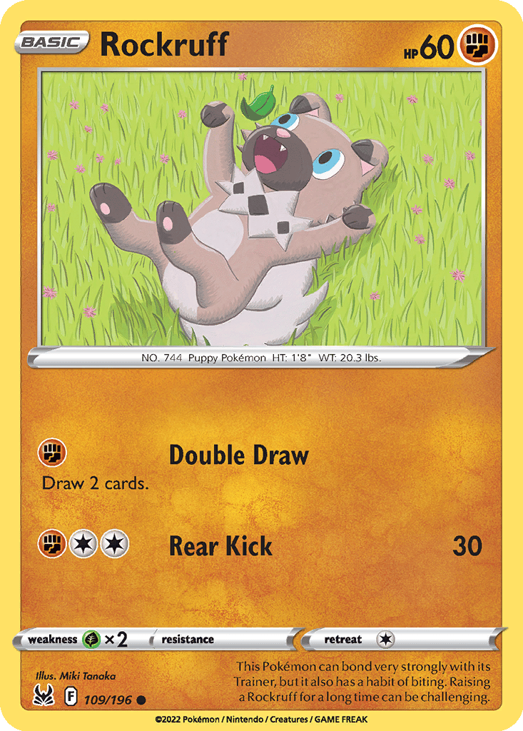 Rockruff card