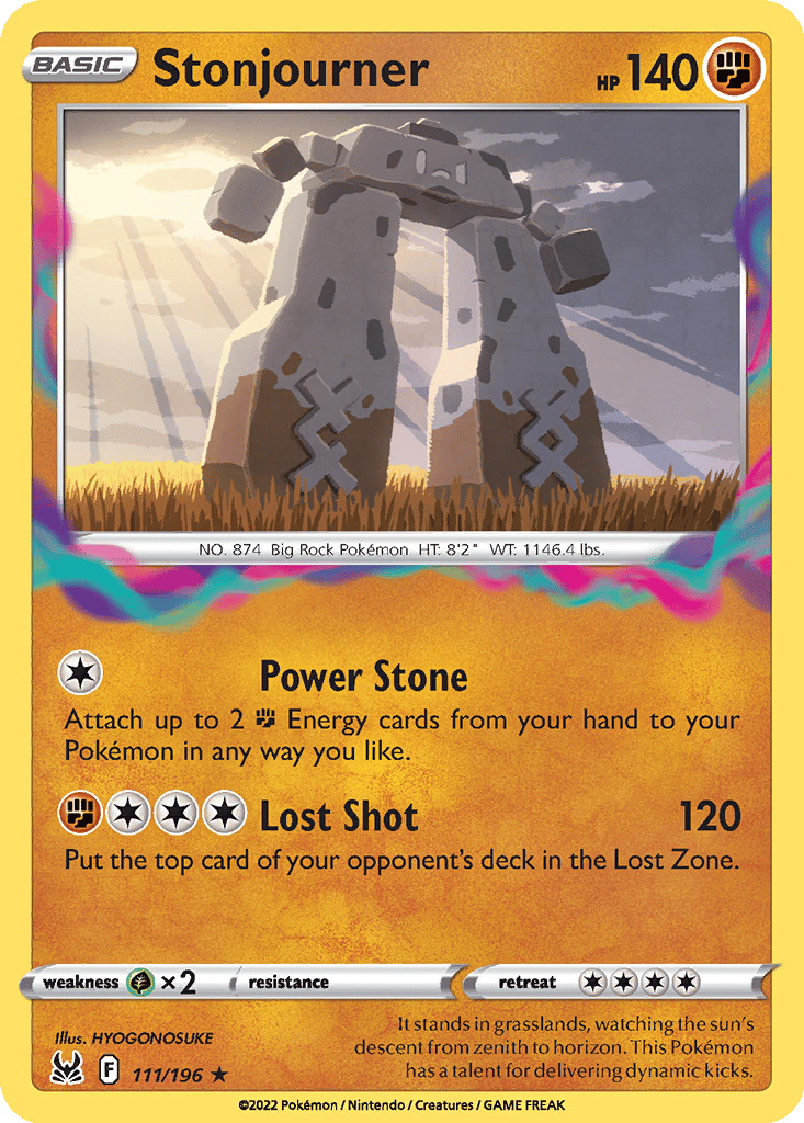 stonjourner vmax pokemon card price Sword & Shield (Base) 116/202 (Full Art) If you do Stonjourner Cards | Dex -