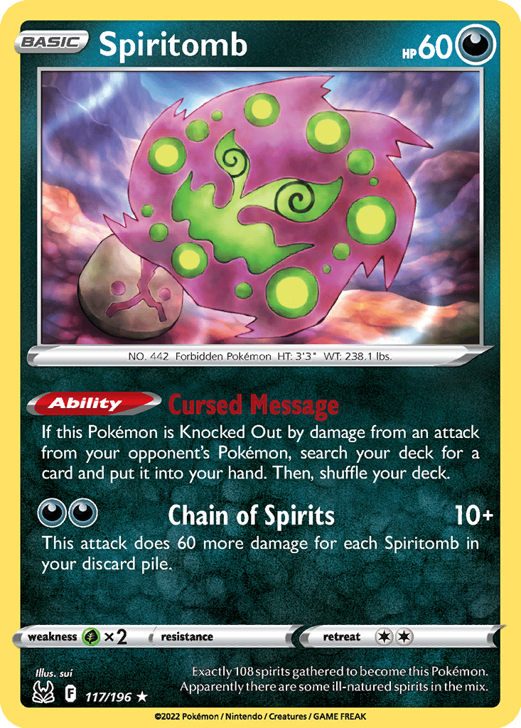 Spiritomb card