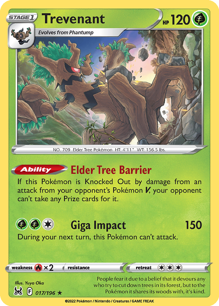 Trevenant card