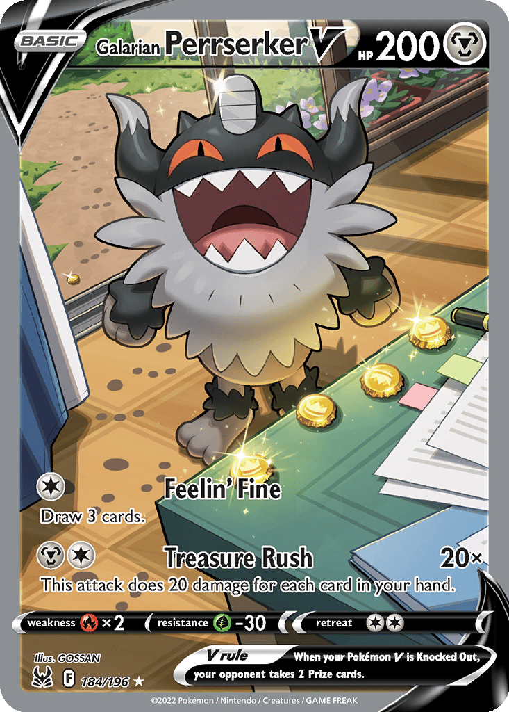 Galarian Perrserker V card
