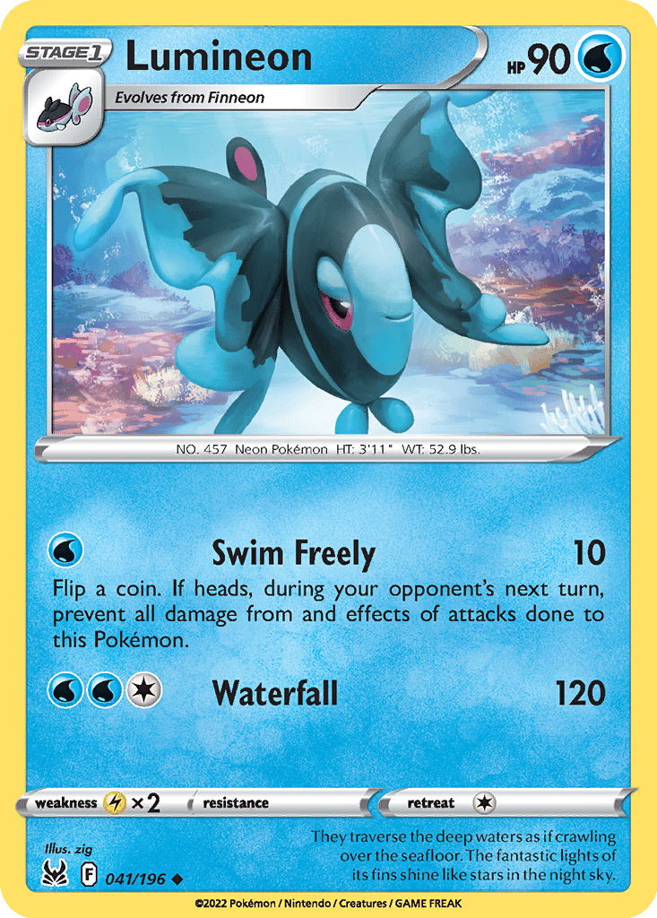 Lumineon card