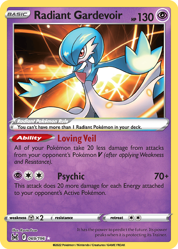 Radiant Gardevoir card