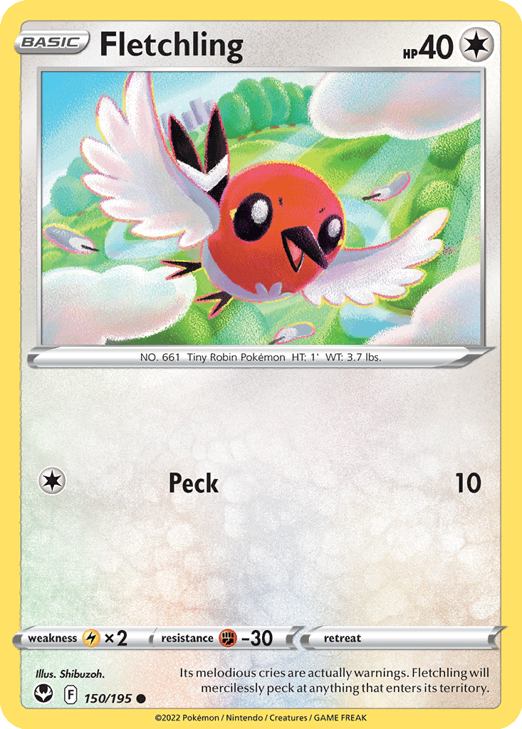 fletchling pokemon card value Reverse - XY Steam Siege Pokmon 94/114 Weakness Lightning 2 Resistance Fighting Fletchling Common XY - Flashfire