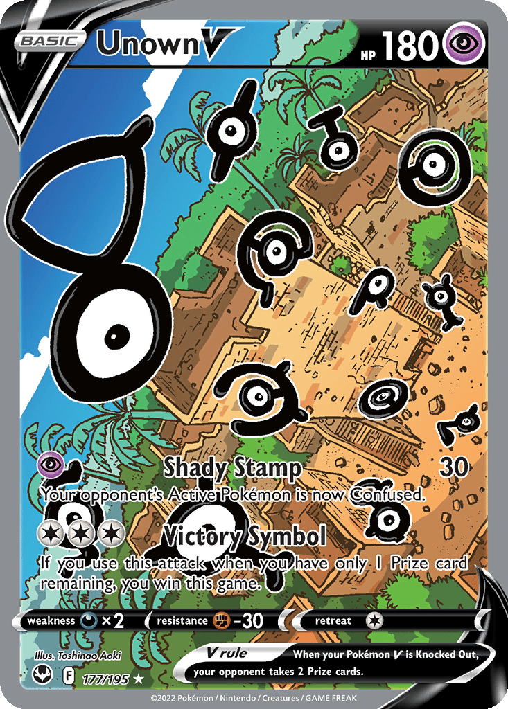 Unown V card
