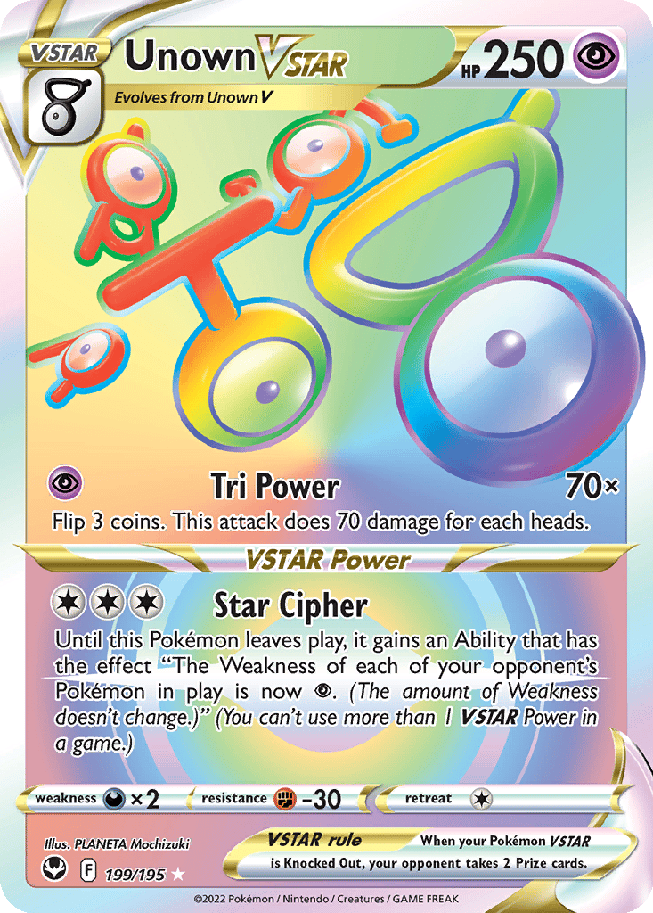 Unown VSTAR card