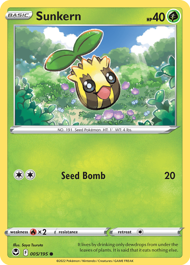 Sunkern card